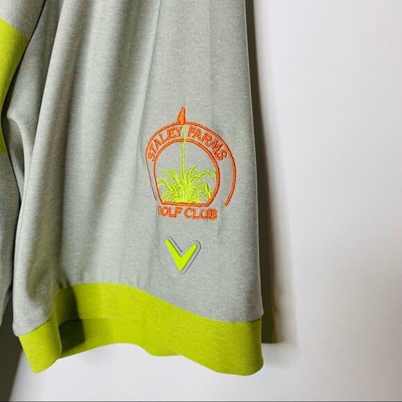 Callaway Grey Colorblock Polo Shirt Golf Size XXL - Picture 3 of 4